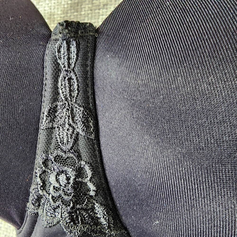 Vanity Fair Beauty Back Strapless Bra Style 74380 Womens 34H Midnight Black NWT - Picture 2 of 11